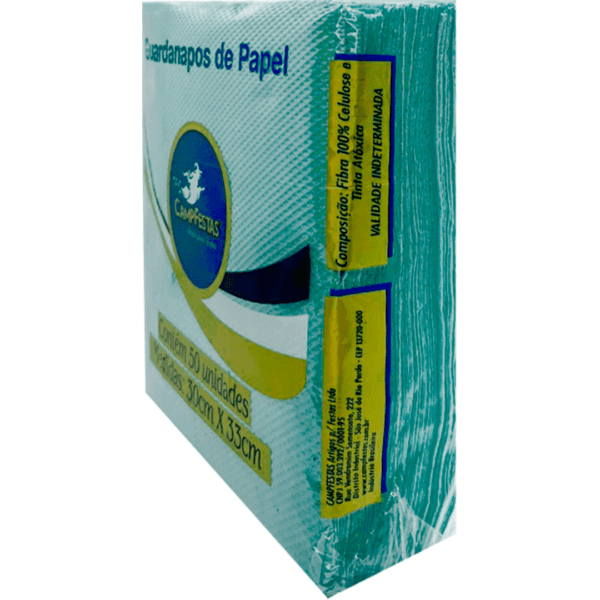 GUARDANAPO 19,5X22,5CM AZUL CANDY 50UN CAMPFESTAS