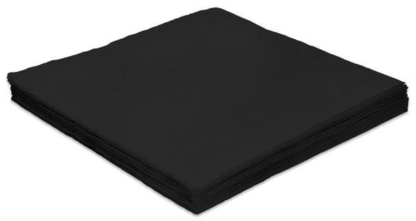 GUARDANAPO 25X25CM PRETO 20UN SILVER