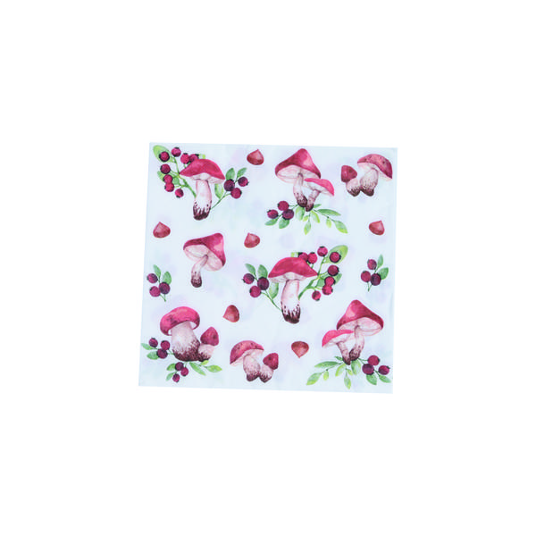 GUARDANAPO  PAPEL COGUMELO CLR 33X33CM UN CROMUS