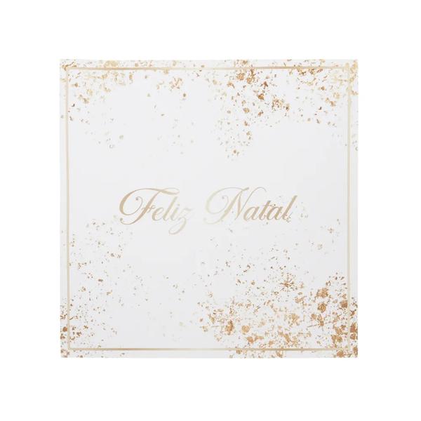 GUARDANAPO PAPEL FELIZ NATAL CRM/OUR 33CM UN CROMUS