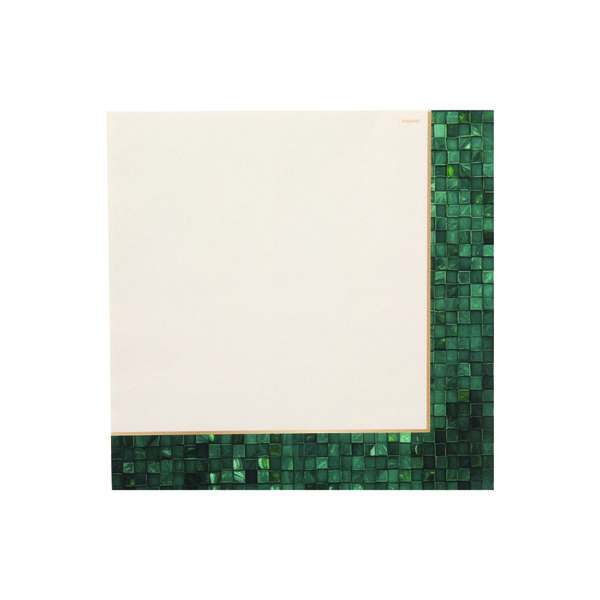 GUARDANAPO  PAPEL NBORDA QUADRU VRD/OFF 33X33CM UN CROMUS