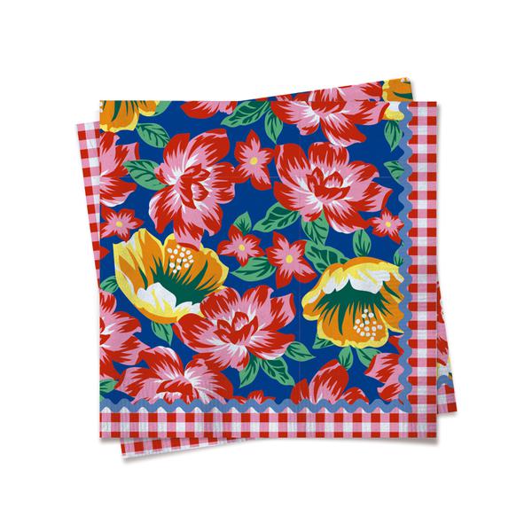 GUARDANAPO PAPEL XODO FLORAL 24,5X24,5CM UN CROMUS