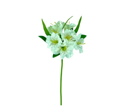 HASTE ASTROMELIA 46CM BRANCA UN BELA FLOR