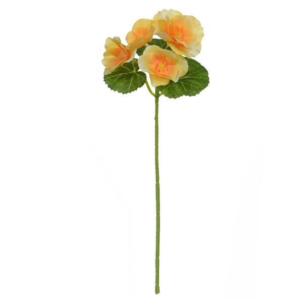 HASTE BEGONIA AMARELO 26CMX4 UN FLORARTE