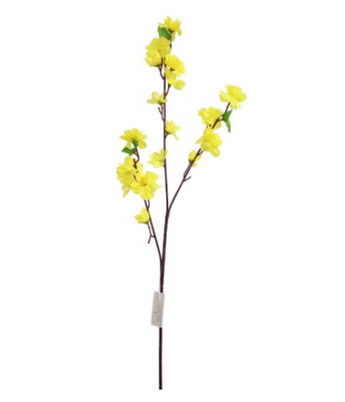 HASTE CEREJEIRA 65CM AMARELA UN BELA FLOR