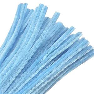 HASTE DE CHENILLE 30CM AZUL CLARO 30UN PONTO DAS FESTAS