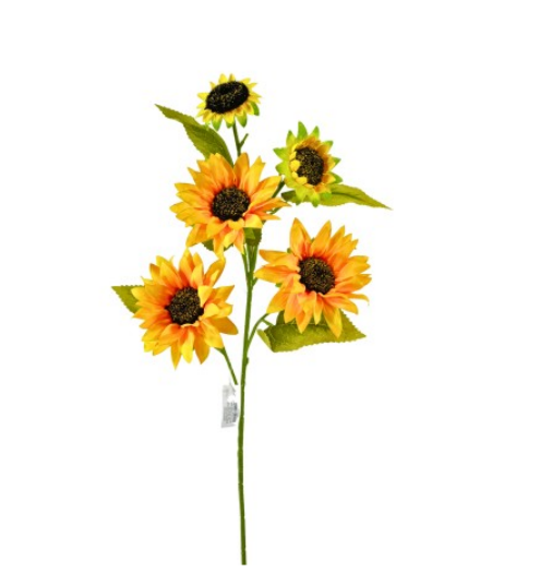 HASTE GIRASSOL 65CMX5 UN BELA FLOR