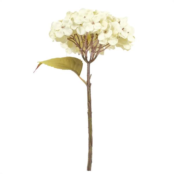 HASTE HORTENSIA BRANCO 34CM UN CROMUS