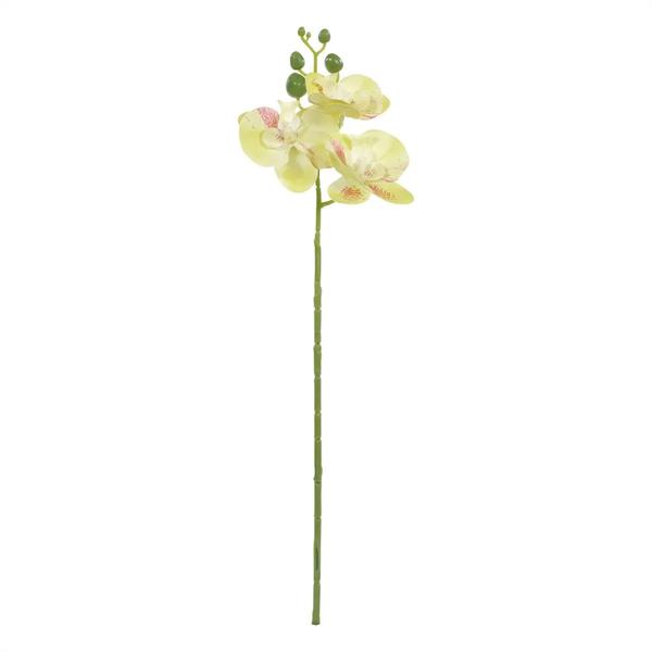HASTE ORQUIDEA PHALAENOPSIS 47CM AMARELA UN CROMUS