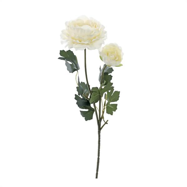 HASTE RANUNCULO X2 CRM 50CM UN CROMUS