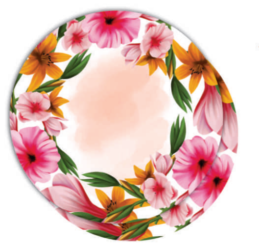 JOGO AMERICANO EVA IMPRESSO FLORAL 2UN PIFFER