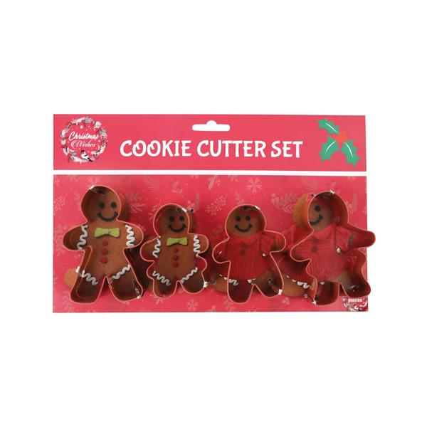 JOGO CORTADOR BISCOITO GINGER 4UN CROMUS