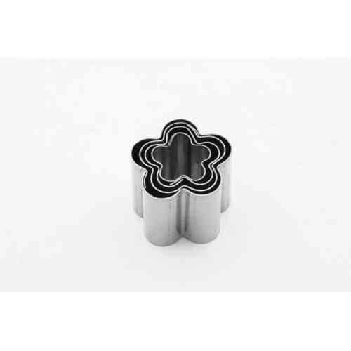 JOGO CORTADOR INOX MINI MARGARIDA 4UN SAO DOMINGOS