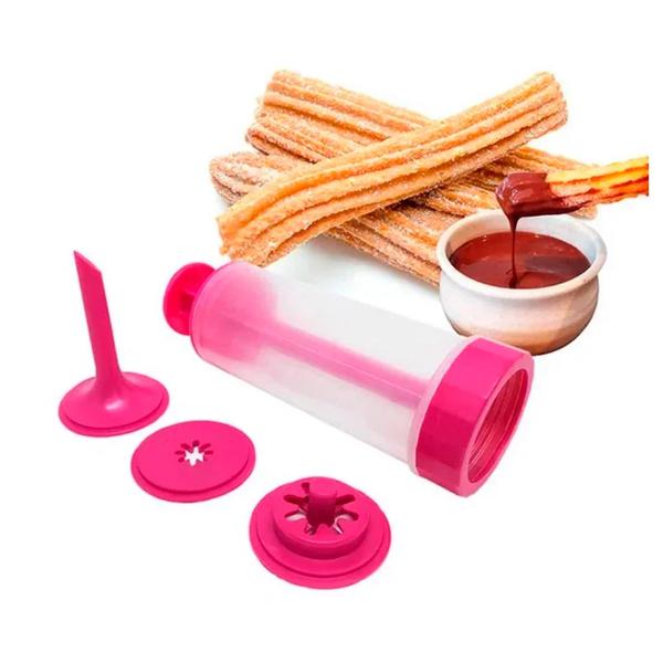JOGO MODELADOR CHURROS/ MINI CHURROS FACIL PLASTICO UN CONFEITUDO