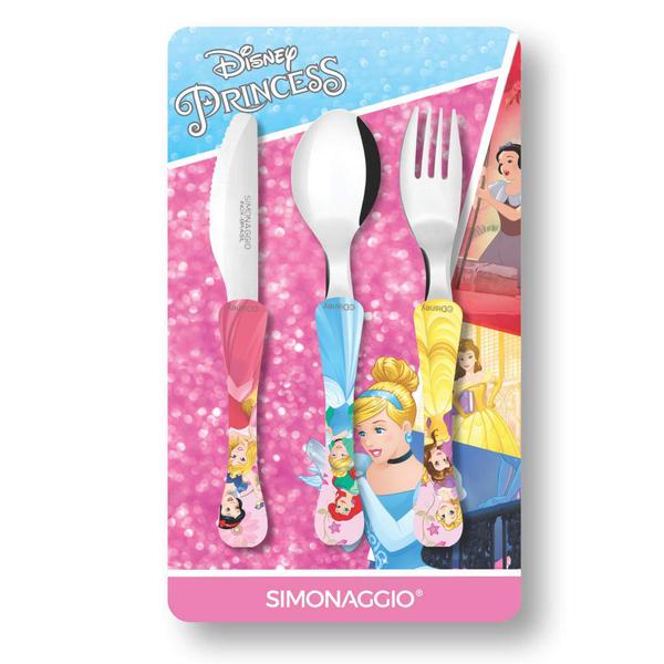JOGO TALHER 3 PECAS PRINCESAS UN SIMONAGGIO