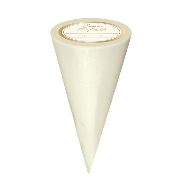 KIT CONE METALIZADO C/ETIQUETA CREME 10X15 C/50 CROMUS