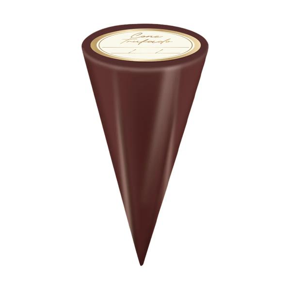KIT CONE METALIZADO C/ETIQUETA MARROM 10X15 C/50 CROMUS