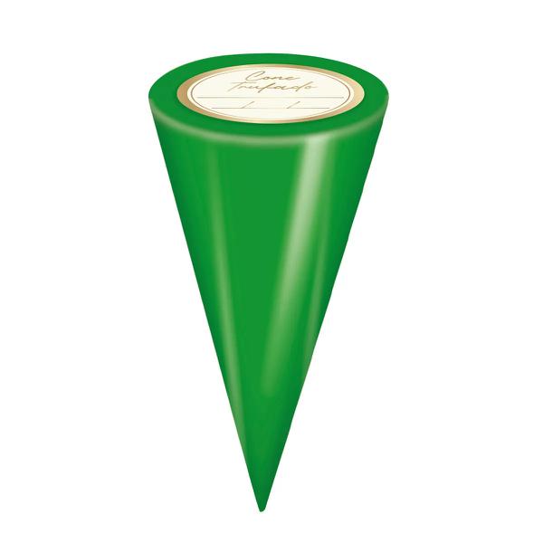 KIT CONE METALIZADO C/ETIQUETA VERDE 10X15 C/50 CROMUS