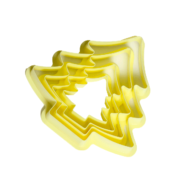 KIT CORTADOR DE BROWNIE ARVORE ANA BROWNIE 04UN BLUE STAR