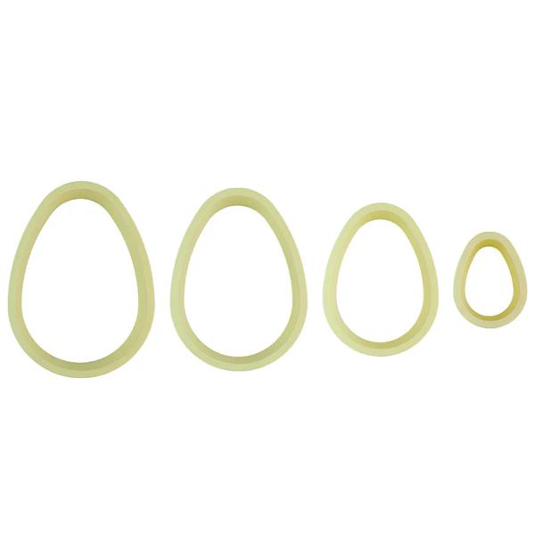 KIT CORTADORES PASCOA BROWNIE OVO 04UN BLUE STAR