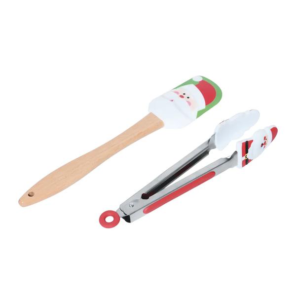 KIT COZINHA ESPATULAS/PEGADOR 25,4CM 02UN CROMUS