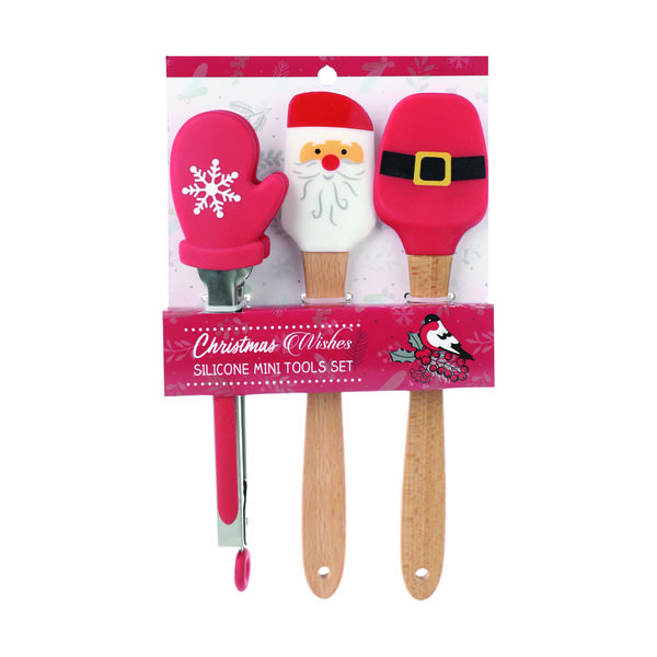 KIT DEC PINCA ESPATULA COLHER CLR 24CM C/3 UN CROMUS