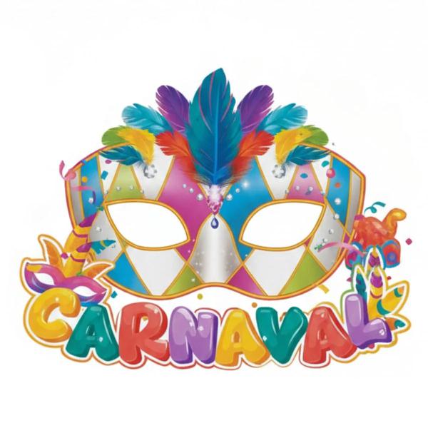 KIT DECORATIVO COLORIDO CARNAVAL  UN REGINA