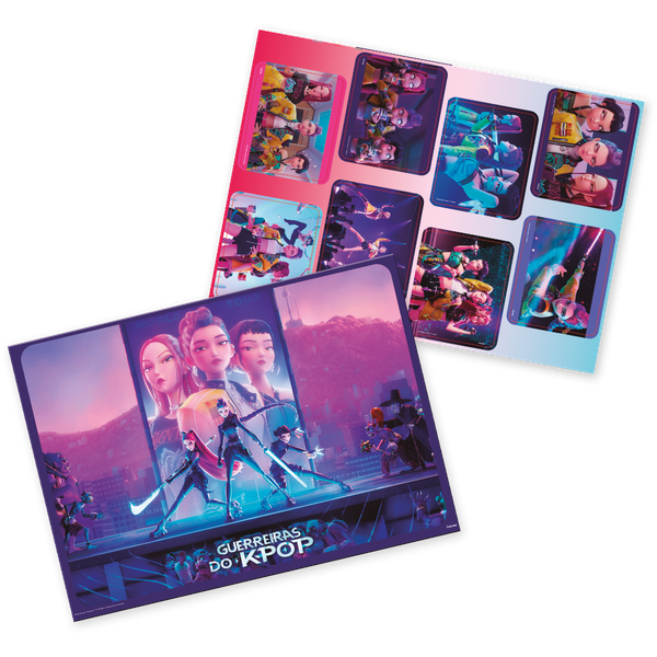 KIT DECORATIVO GUERREIRAS DO K-POP UN FESTCOLOR