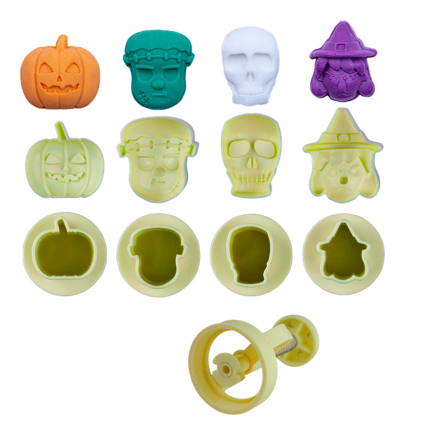 KIT EJETOR MAX HALLOWEEN AMARELO UN BLUE STAR