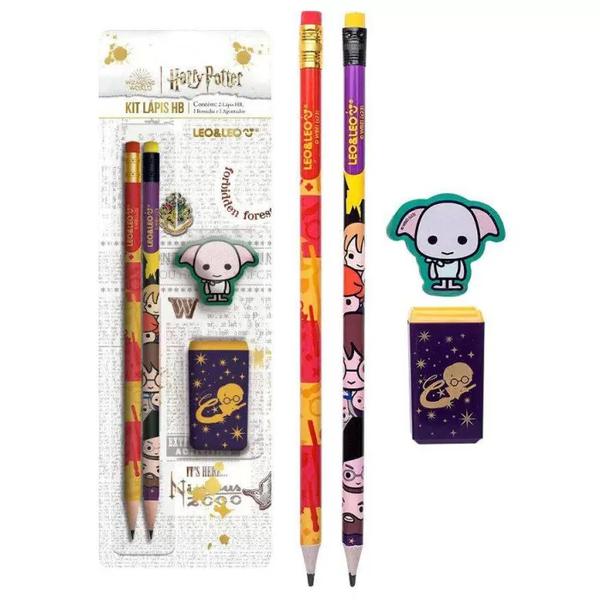 KIT ESCOLAR HARRY POTTER HB C/04 PECAS UN