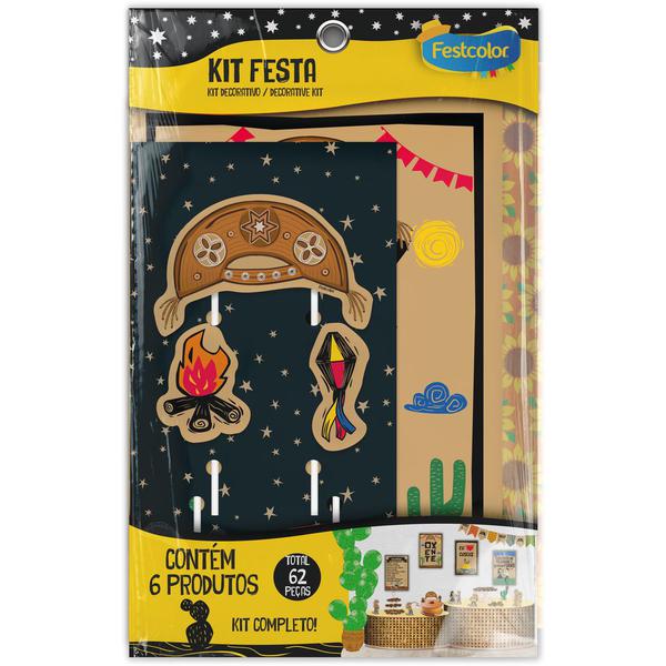 KIT FESTA FESTA JUNINA SERTAO UN FESTCOLOR
