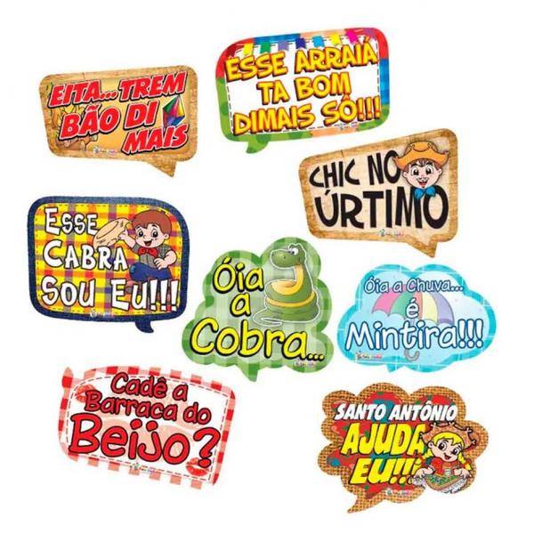 KIT PLACAS DIVERTIDAS JUNINO UN PIFFER