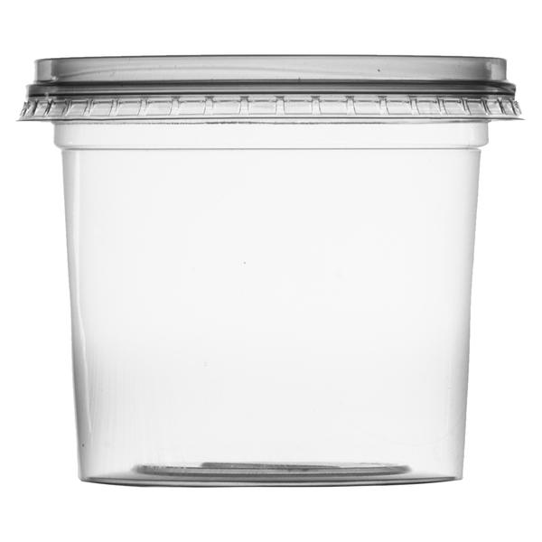 KIT POTE REDONDO PP COM TAMPA 350ML 20UN PLASTILANIA