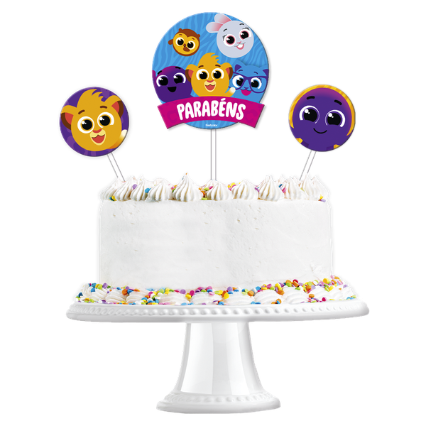 KIT TOPO DE BOLO BOLOFOFOS 03UN FESTCOLOR