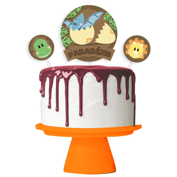 KIT TOPO DE BOLO DINO BABY 03UN FESTCOLOR