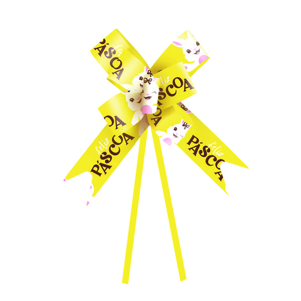 LACO PRONTO FELICITA AMARELO 18MM C/10 CROMUS