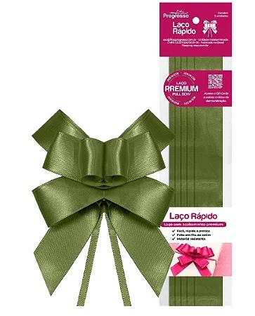 LACO RAPIDO CETIM COR 249 VERDE MILITAR 05UN PROGRESSO