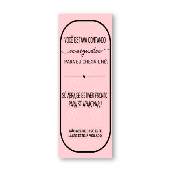 LACRE ROSA CONTANDO OS SEGUNDOS REF.2198 50UN STICKR