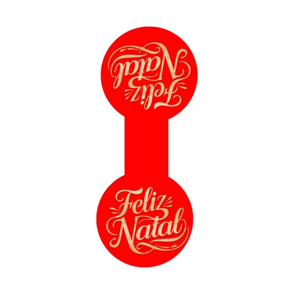 LACRE SACOLA NATAL VERMELHO REF.2473 20UN STICKR