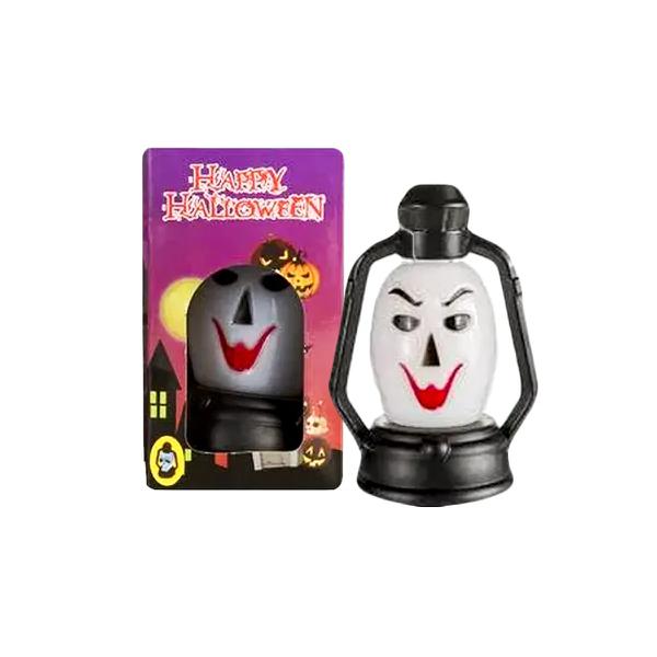 LAMPIAO HALLOWEEN COM LUZ 12CM UN BPG