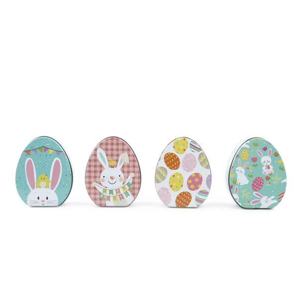 LATA DECORATIVA OVAL ESTAMPA PASCOA SORTIDA CLR UN CROMUS