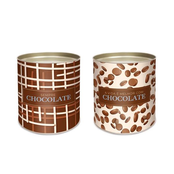 LATA PARA OVO 350G 10X18CM COMPOSE AMO VOCE CROMUS