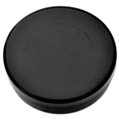 LATINHA ACRILICA REDONDA 5X1,5CM PRETO 10UN QUALYPLAST