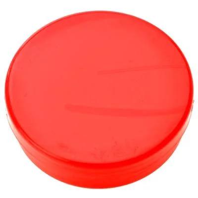 LATINHA ACRILICA REDONDA 5X1,5CM VERMELHO 10UN QUALYPLAST
