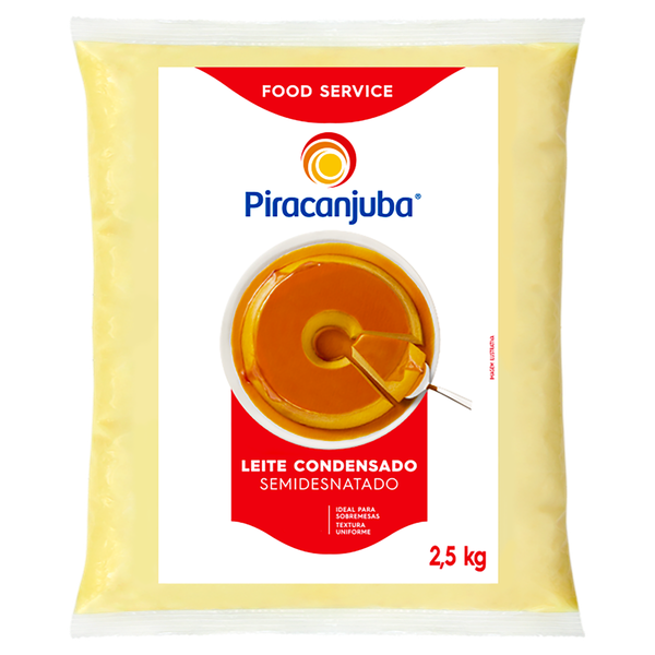 LEITE CONDENSADO 2,5KG BAG PIRACANJUBA