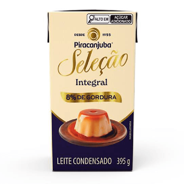 LEITE CONDENSADO 8% TP 395G PIRACANJUBA