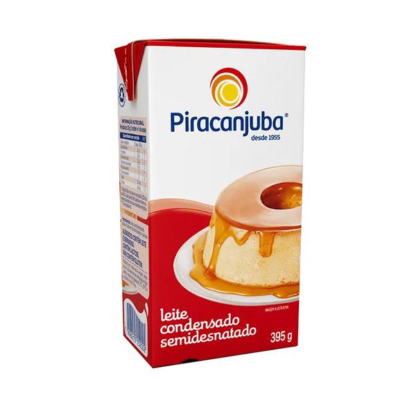 LEITE CONDENSADO SEMI DESNATADO TP 395G PIRACANJUBA