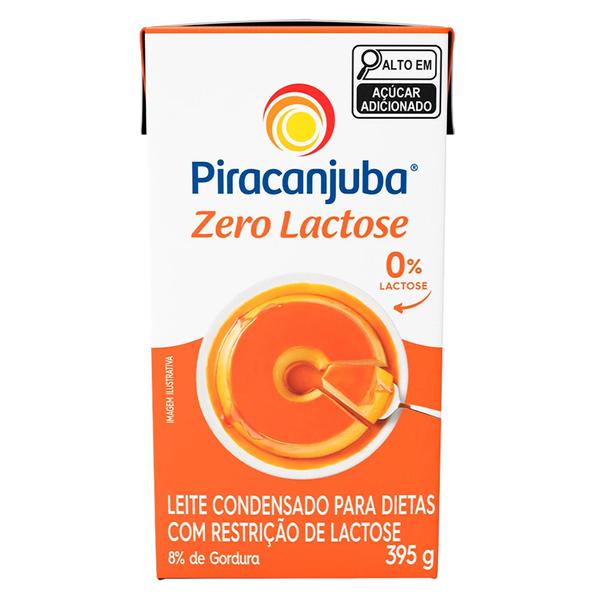 LEITE CONDENSADO ZERO LACTOSE 395G PIRACANJUBA
