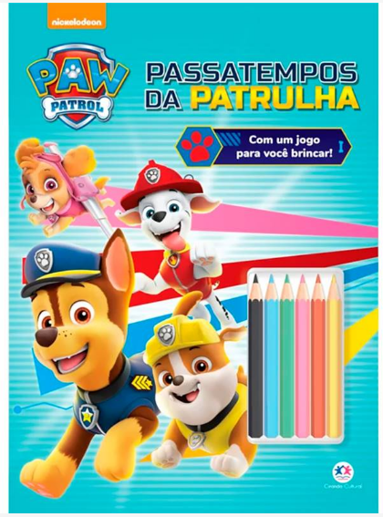 LIVRO LAPIS PATRULHA CANINA CIRANDA REGINA 01UN