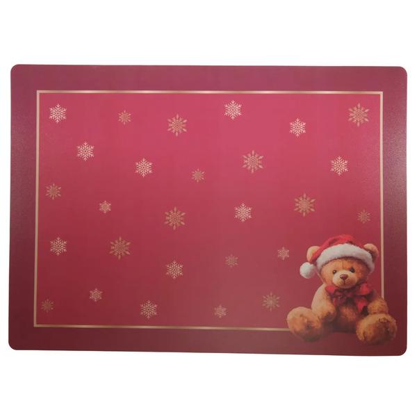 LUGAR AMERICANO C/URSO VERMELHO/OURO 45,5X33CM UN CROMUS